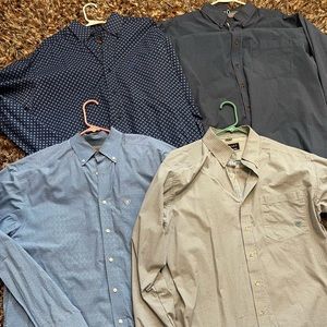 Mens Ariat XLT Button Ups Lot of 4